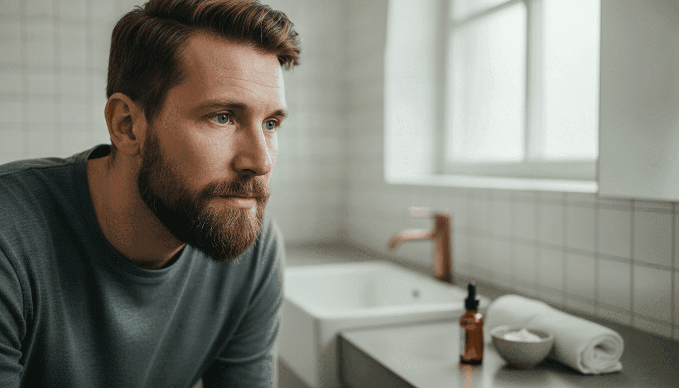beard area skincare facial