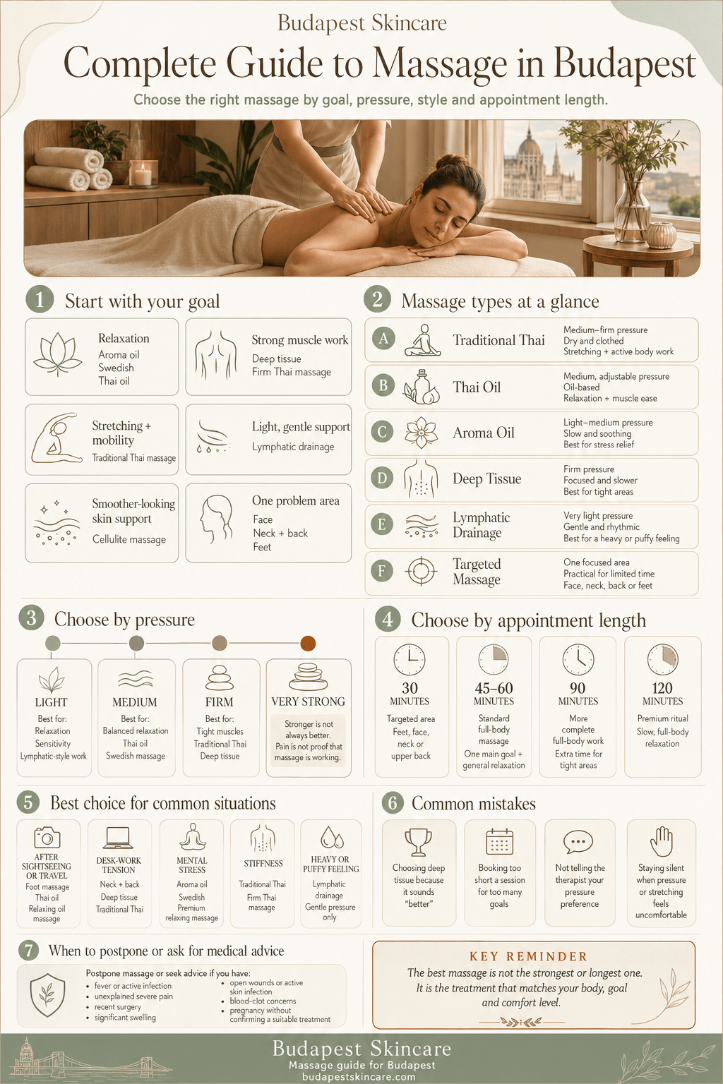 Massage in Budapest: Complete Guide to Thai, Deep Tissue, Swedish, Oil, Lymphatic and Relaxing Massage